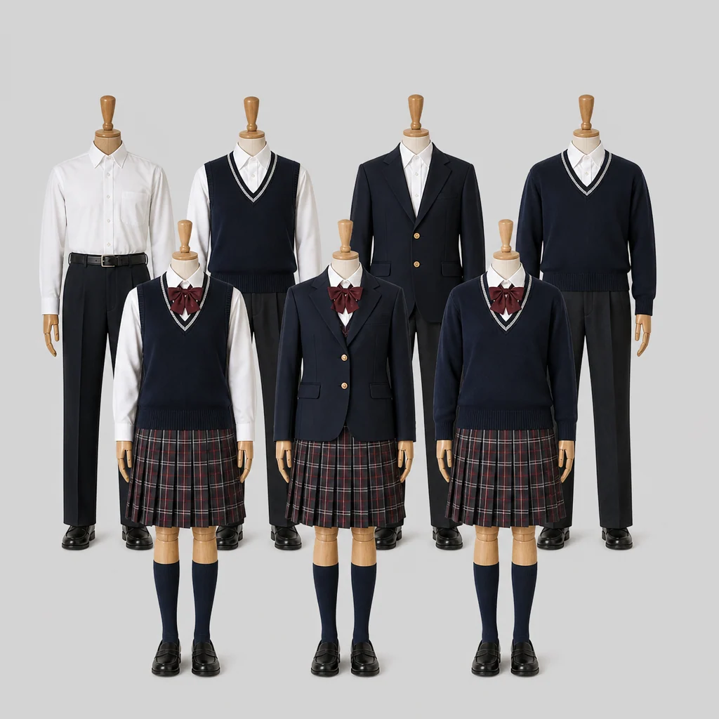 小瀬高校の制服のイメージ