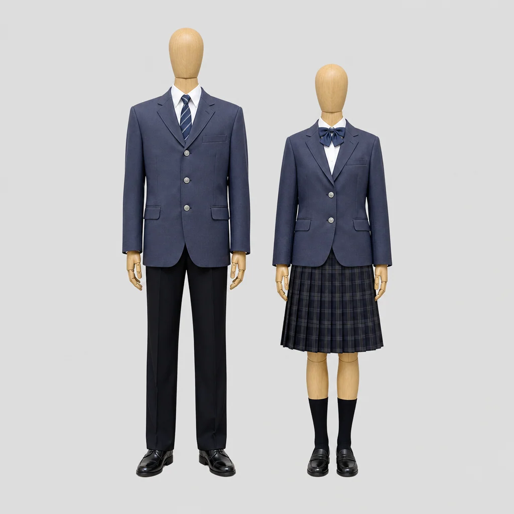 下館第二高校の制服のイメージ