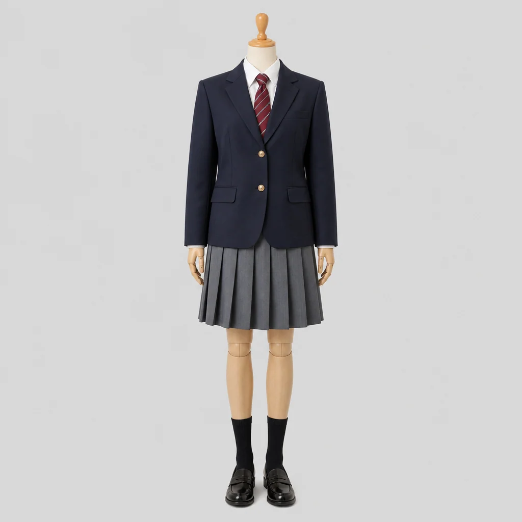 岩瀬高校の制服のイメージ