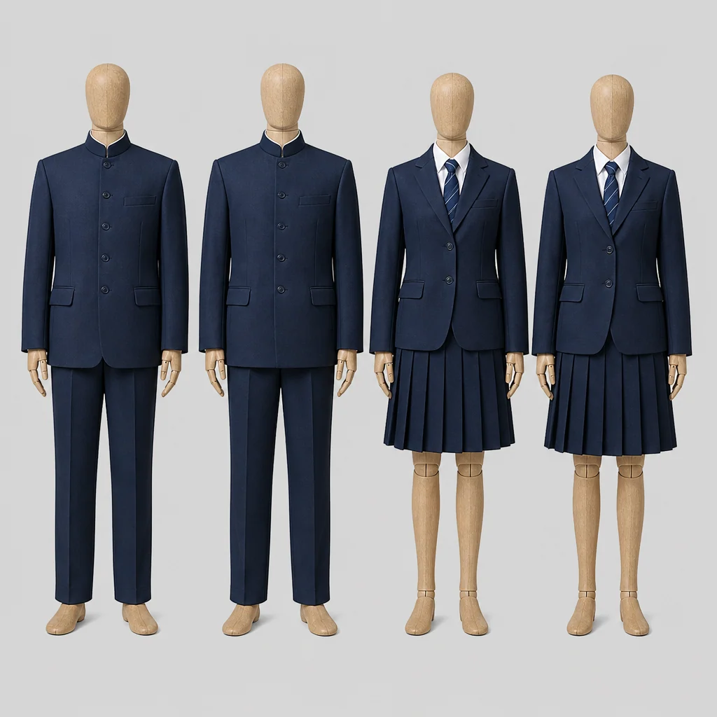 波崎高校の制服のイメージ