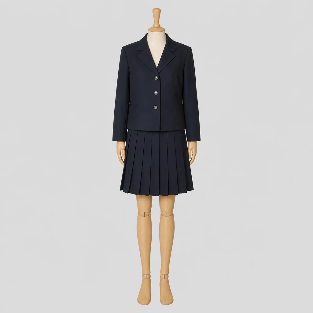 境高校の女子の制服のイメージ