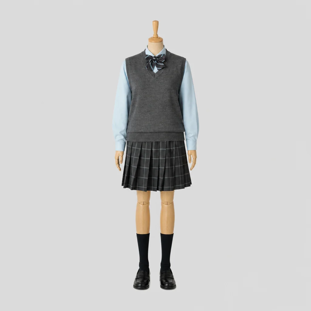 大成女子高校の女子の制服のイメージ
