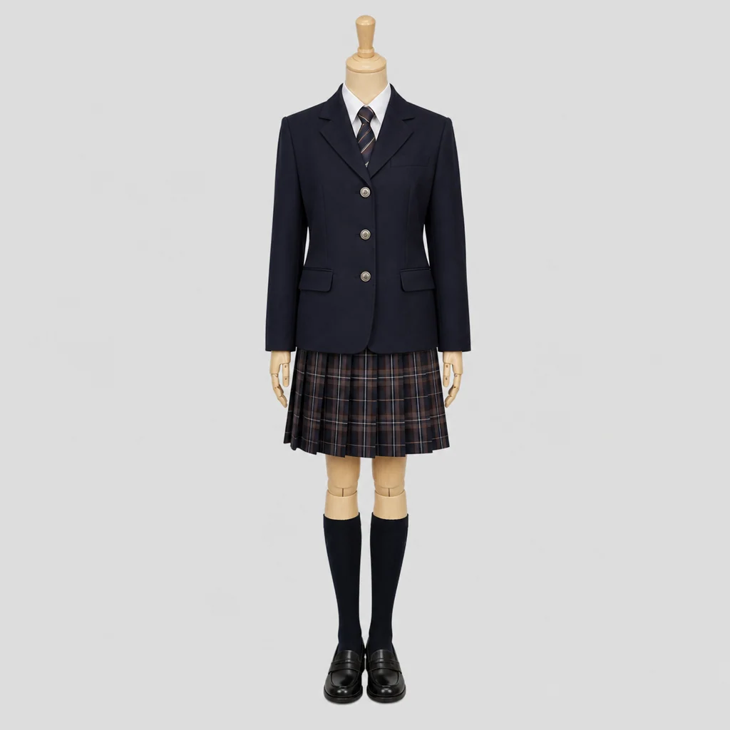 愛国学園大学附属龍ケ崎高校の制服のイメージ