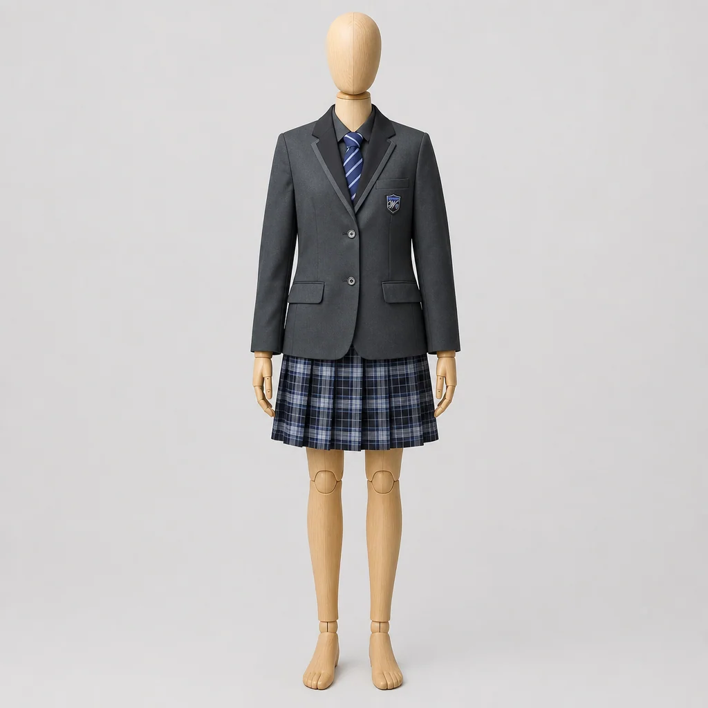 日本ウェルネス高校の女子の制服のイメージ