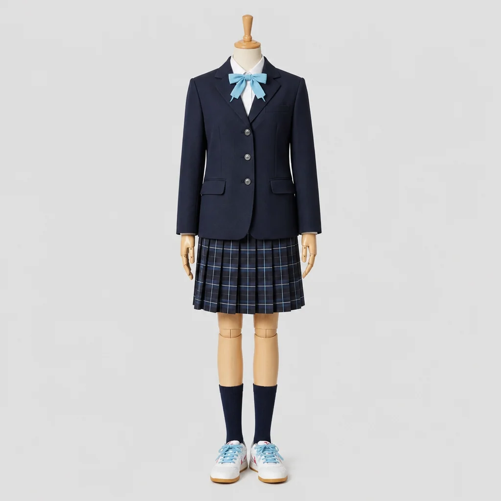 聖徳大学附属取手聖徳女子高校の女子の制服のイメージ