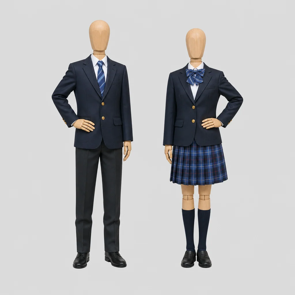 鹿島学園高校の制服のイメージ