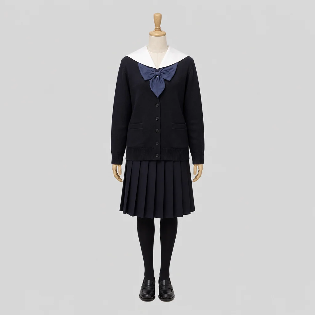 栃木女子高校の女子の制服のイメージ