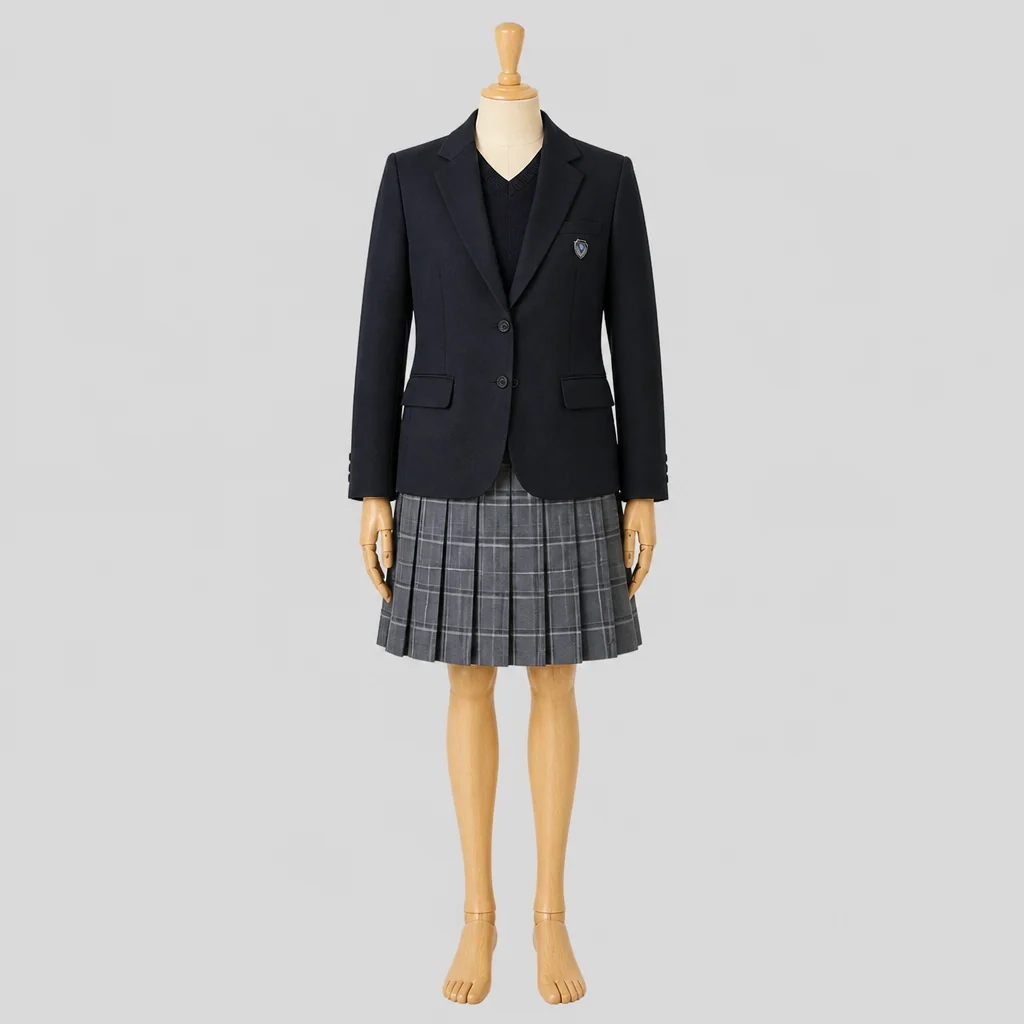 那須高校の女子の制服のイメージ