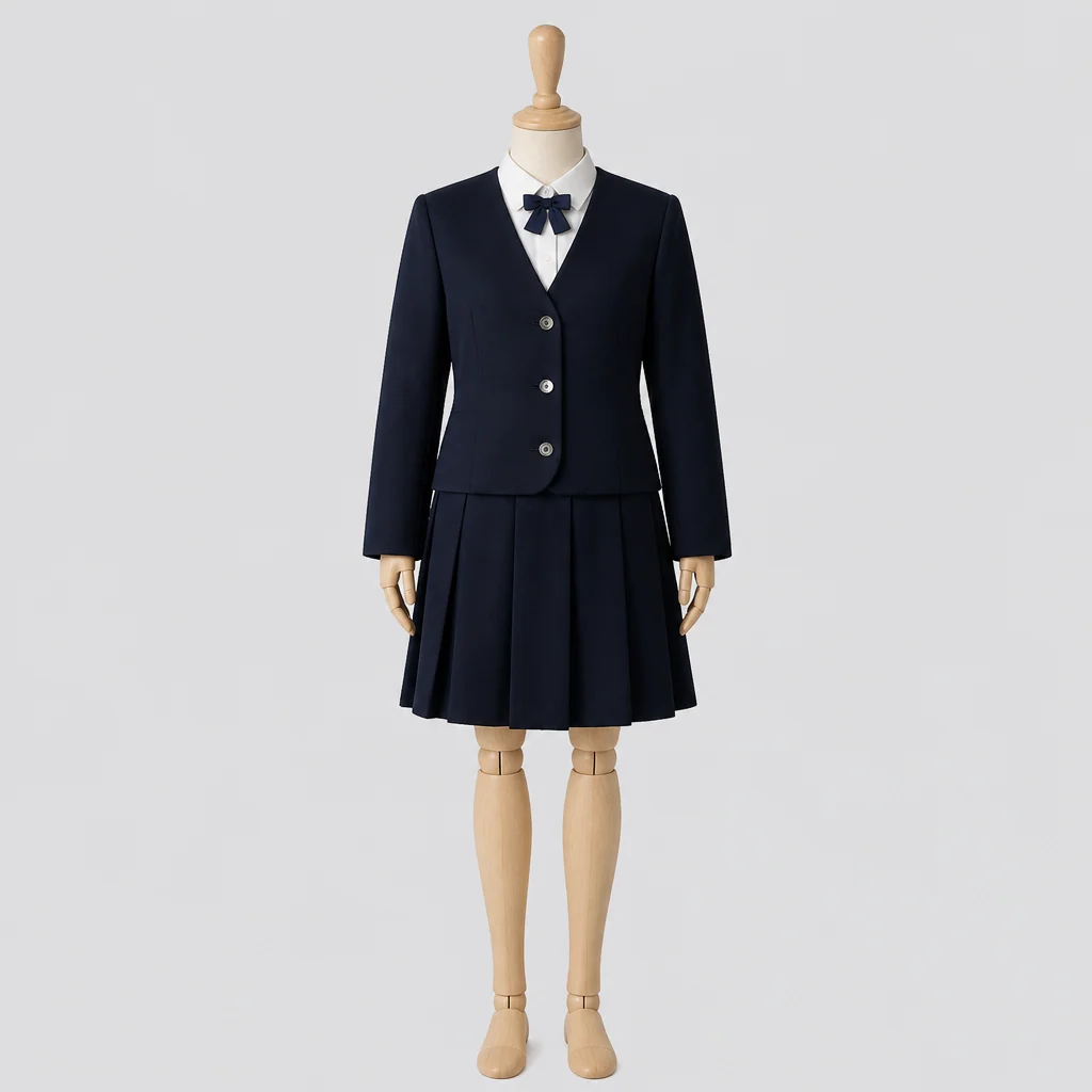宇都宮文星女子高校の女子の制服のイメージ