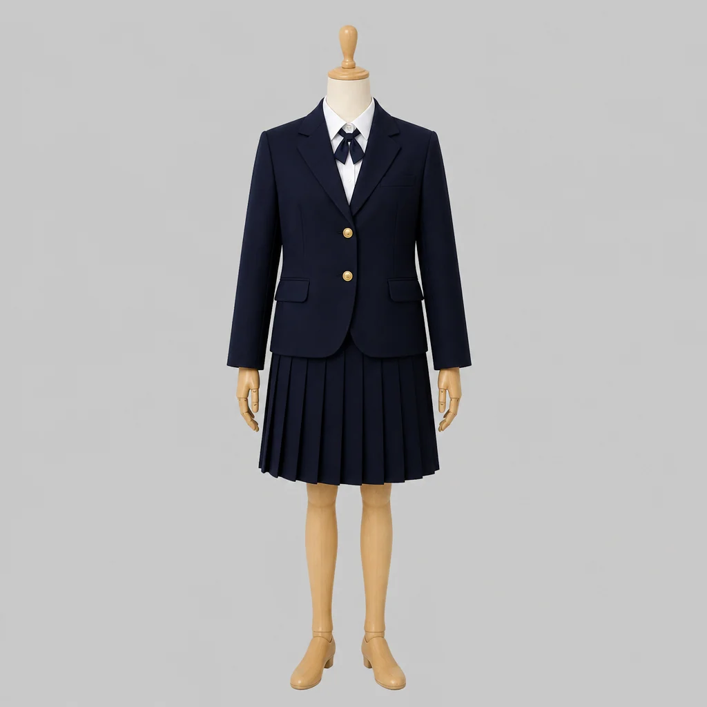 宇都宮短期大学附属高校の女子の制服のイメージ