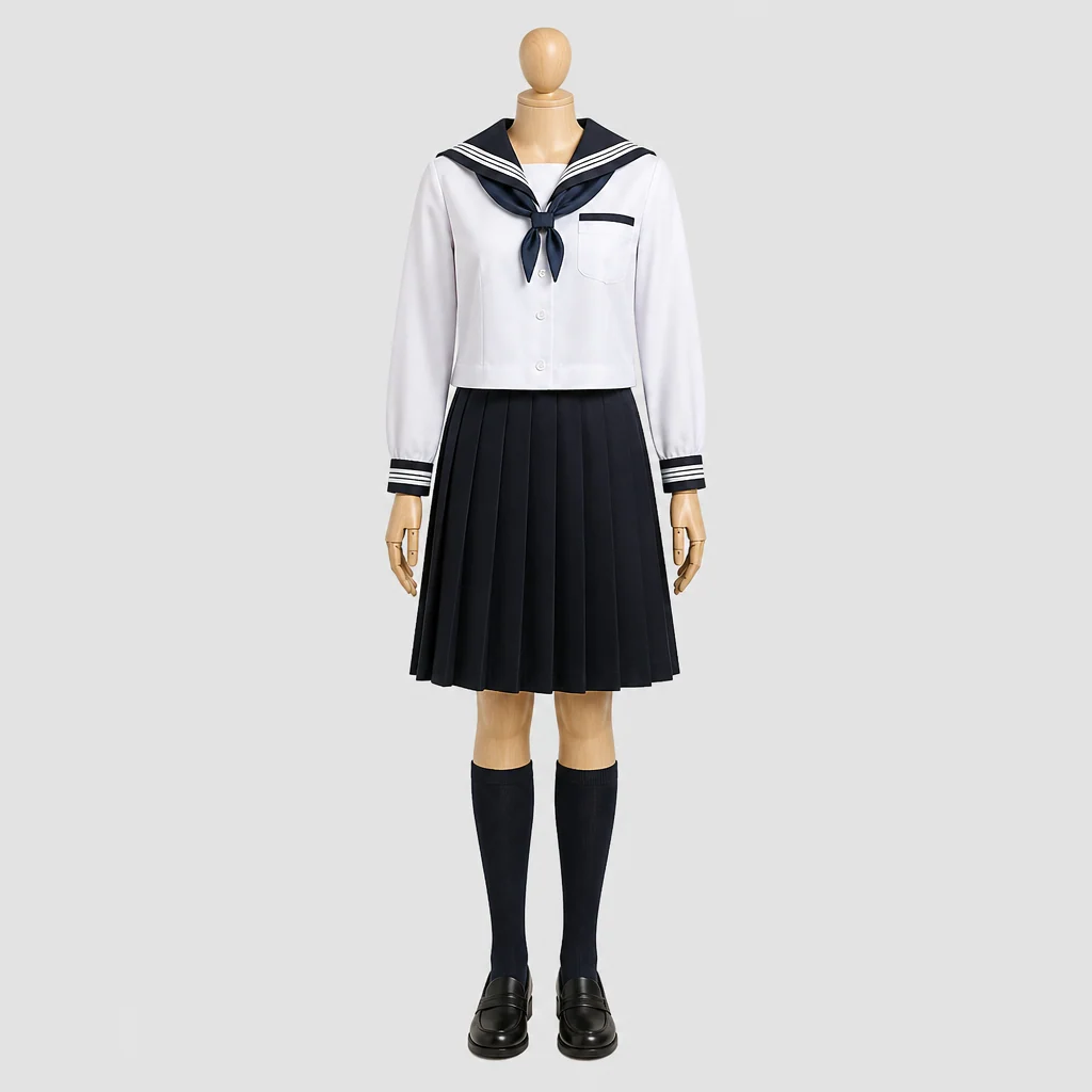 足利大学附属女子高校の制服のイメージ