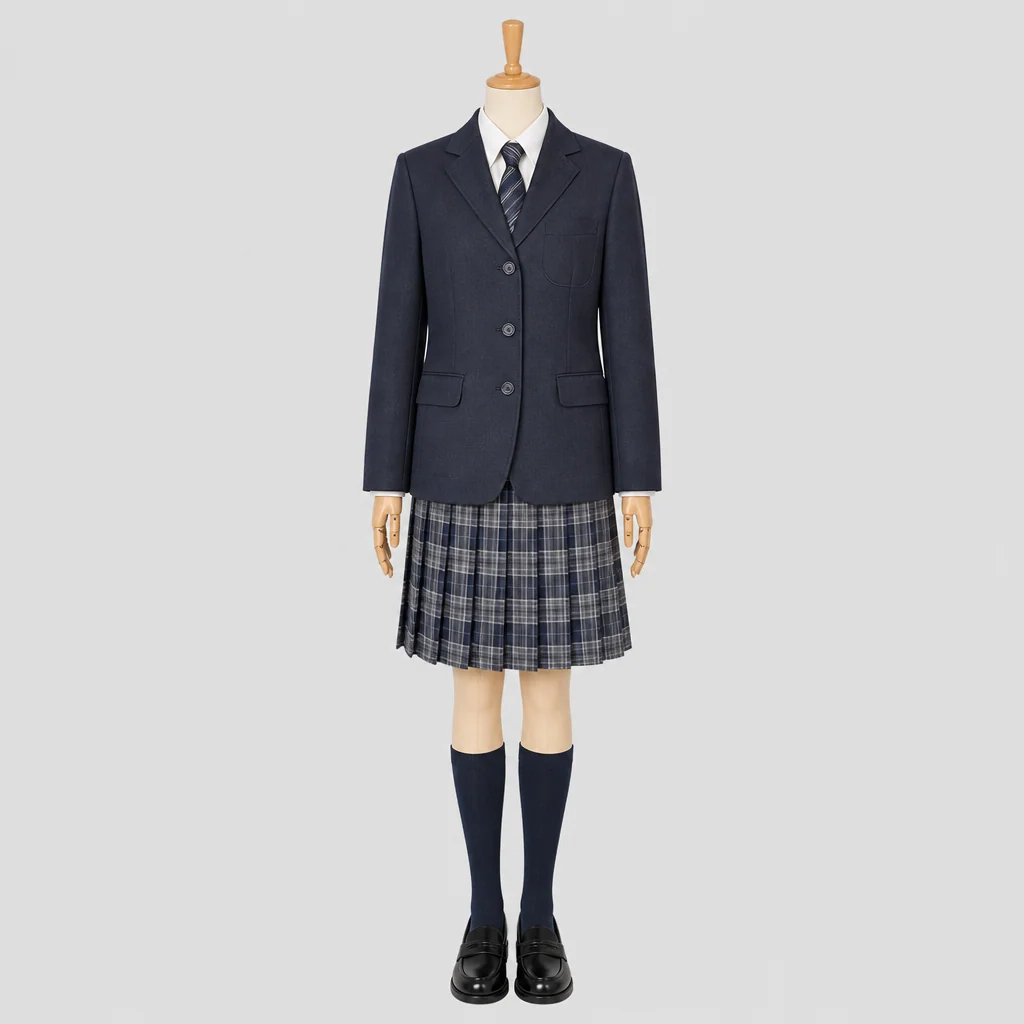青藍泰斗高校の女子の制服のイメージ