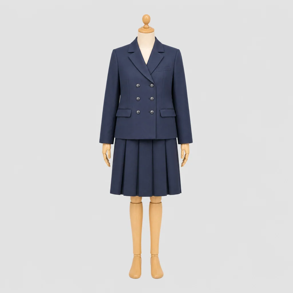 前橋女子高校の女子の制服のイメージ