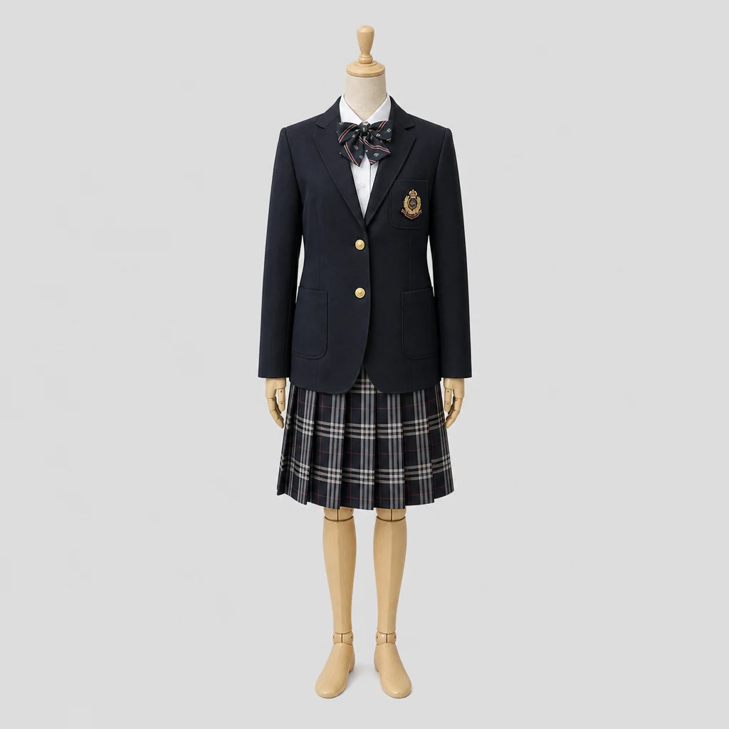 藤岡北高校の女子の制服のイメージ
