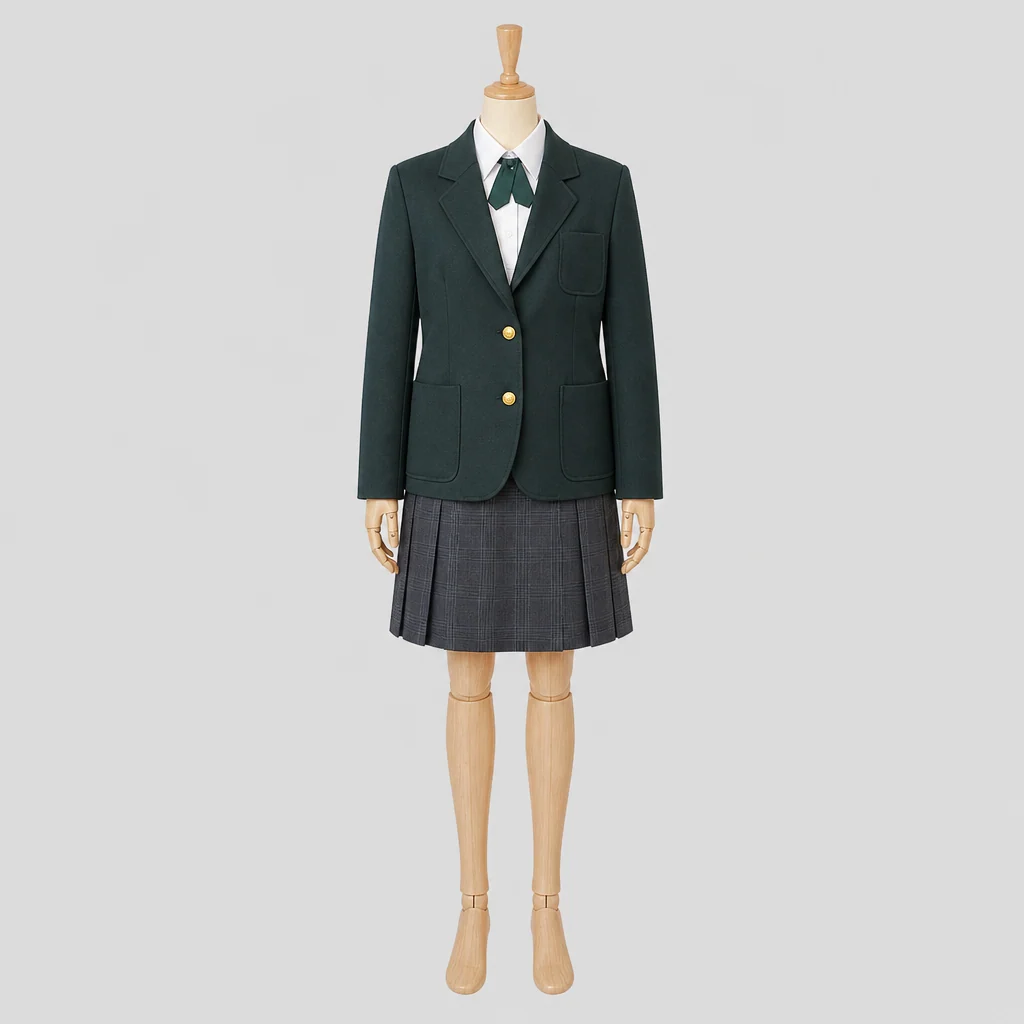 高崎工業高校の女子の制服のイメージ