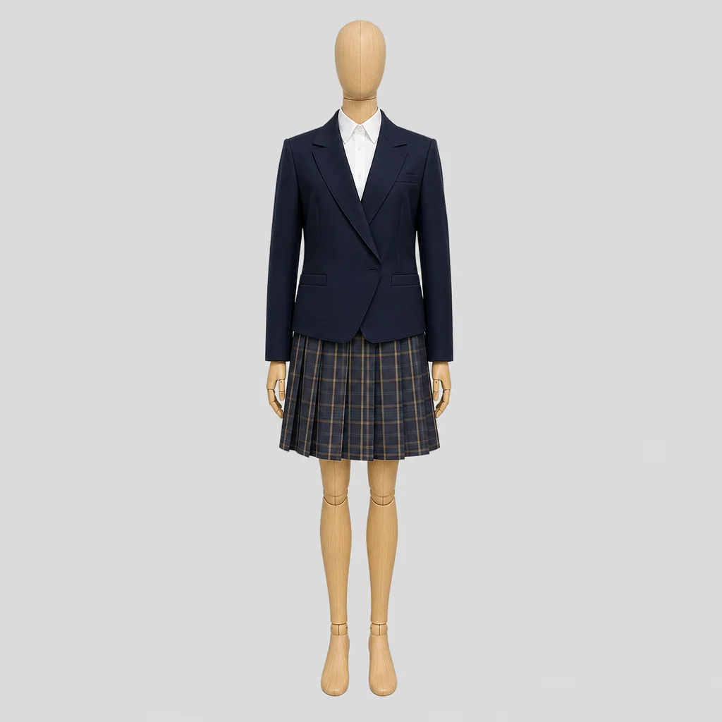 前橋市立前橋高校の女子の制服のイメージ