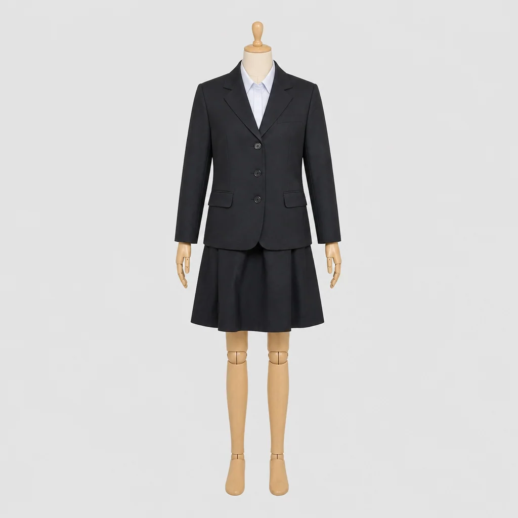 商業高校の制服のイメージ