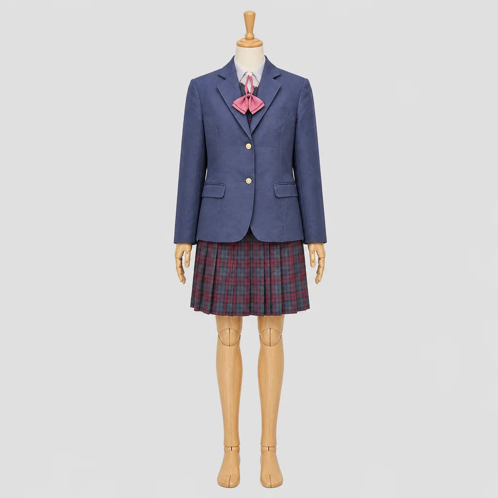 渋川工業高校の女子の制服のイメージ