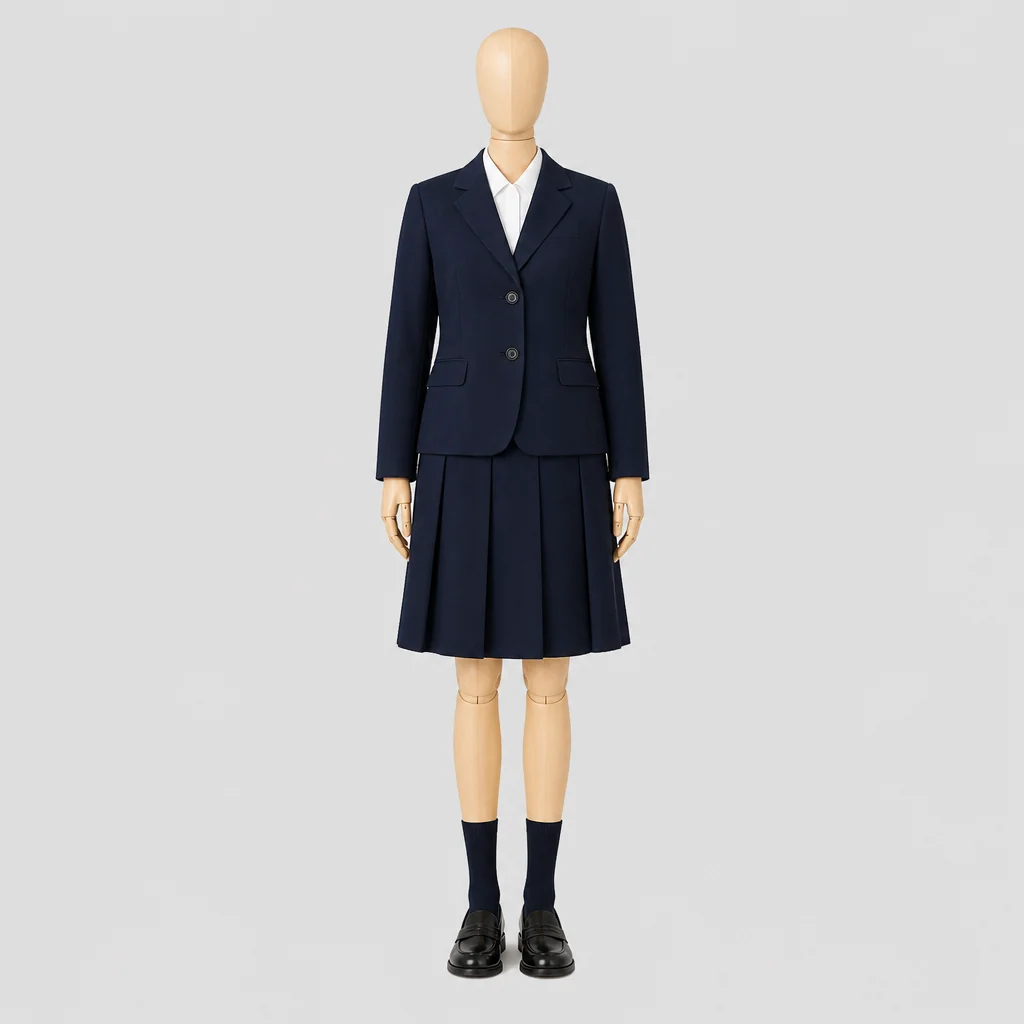 川越女子高校の女子の制服のイメージ