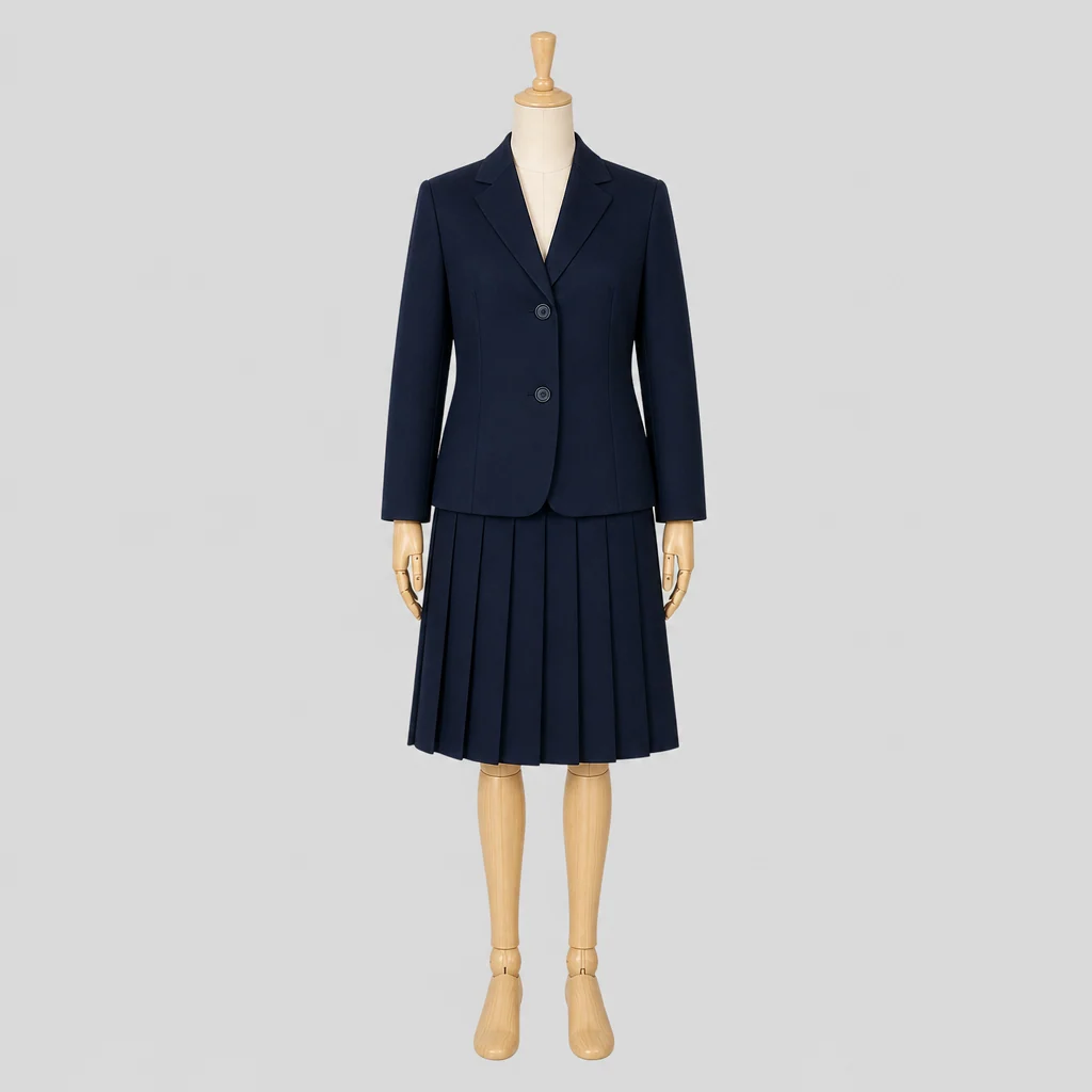 不動岡高校の女子の制服のイメージ