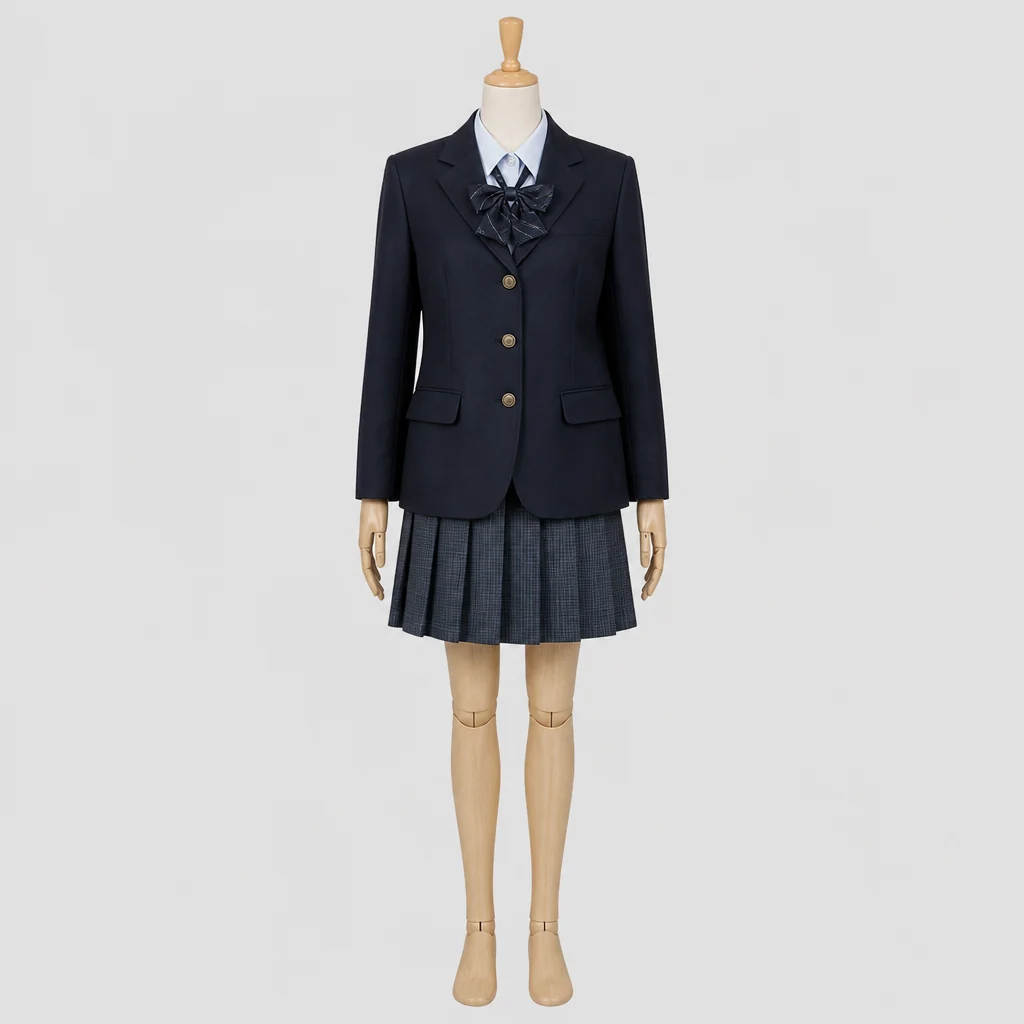 草加高校の女子の制服のイメージ