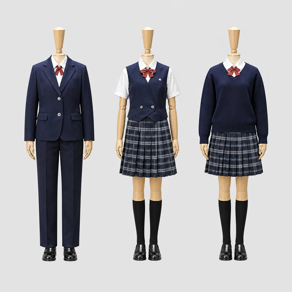 鴻巣女子高校の制服のイメージ