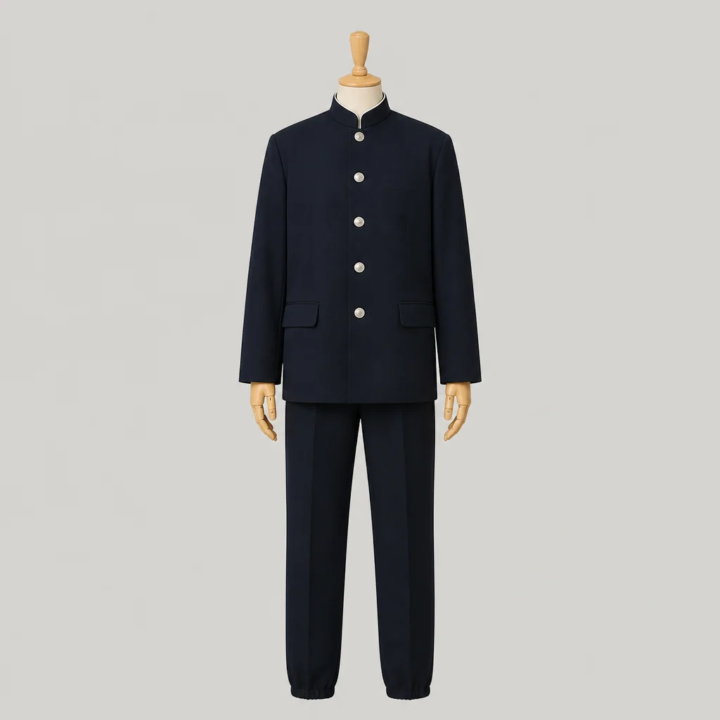 志木高校の男子の制服のイメージ