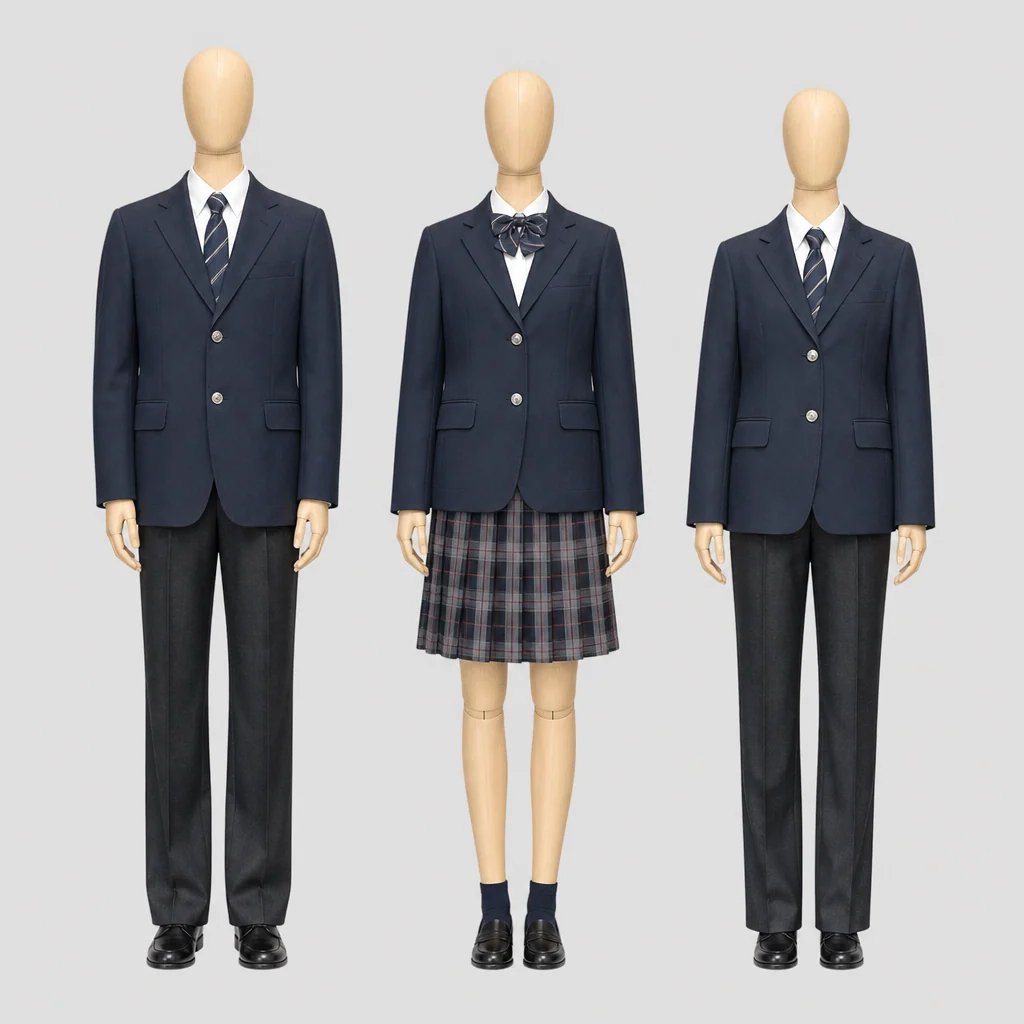 日高高校の制服のイメージ