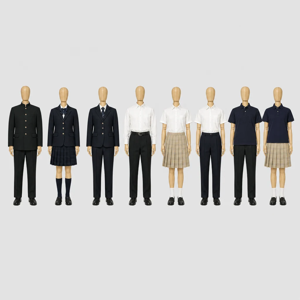 越谷南高校の制服のイメージ