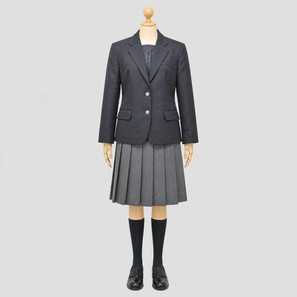 白岡高校の女子の制服のイメージ
