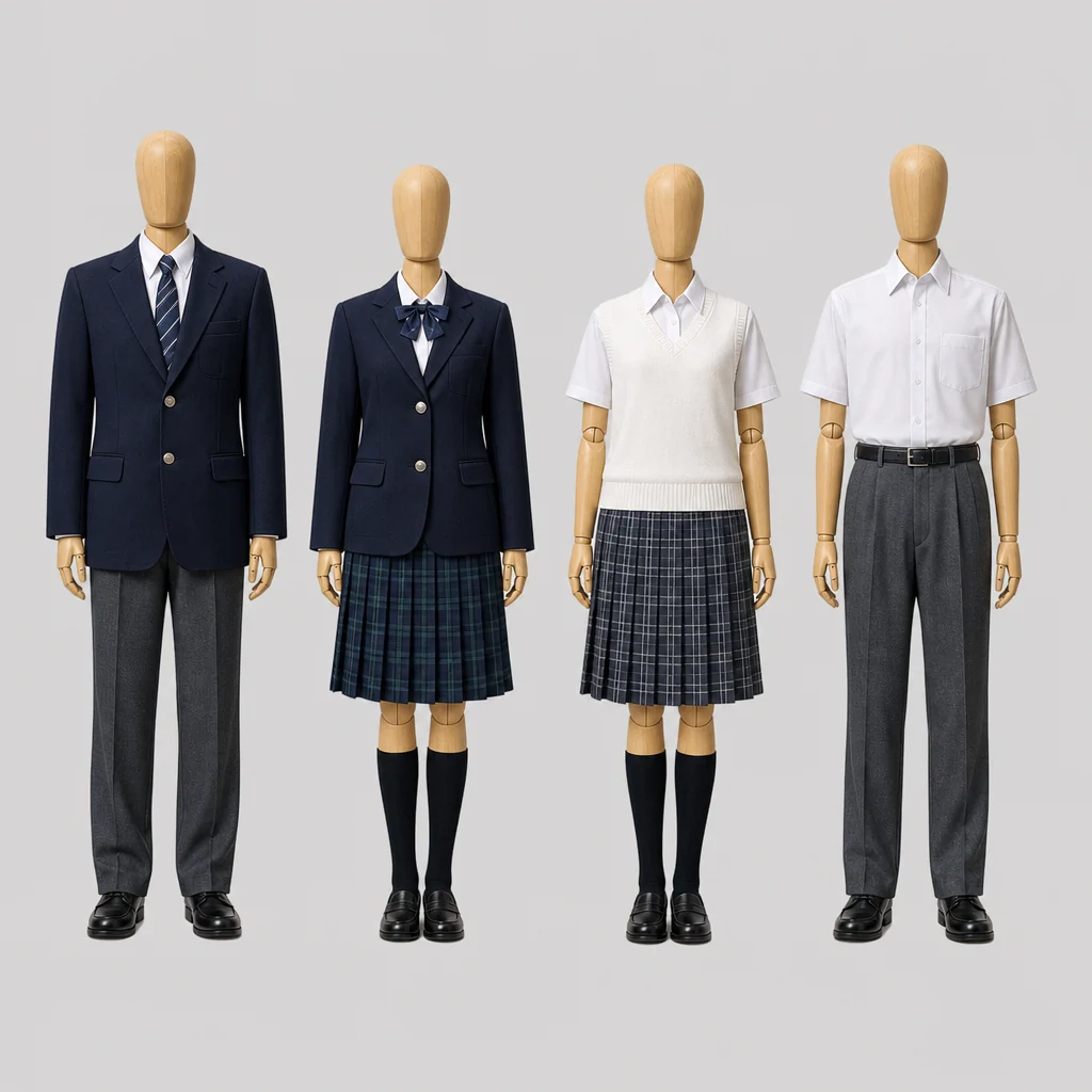 三郷北高校の制服のイメージ