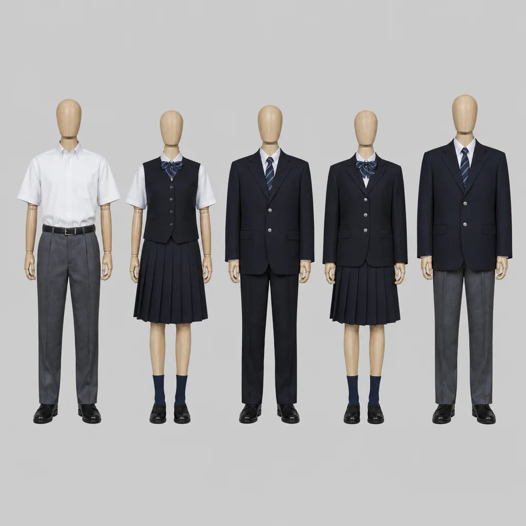 松伏高校の制服のイメージ