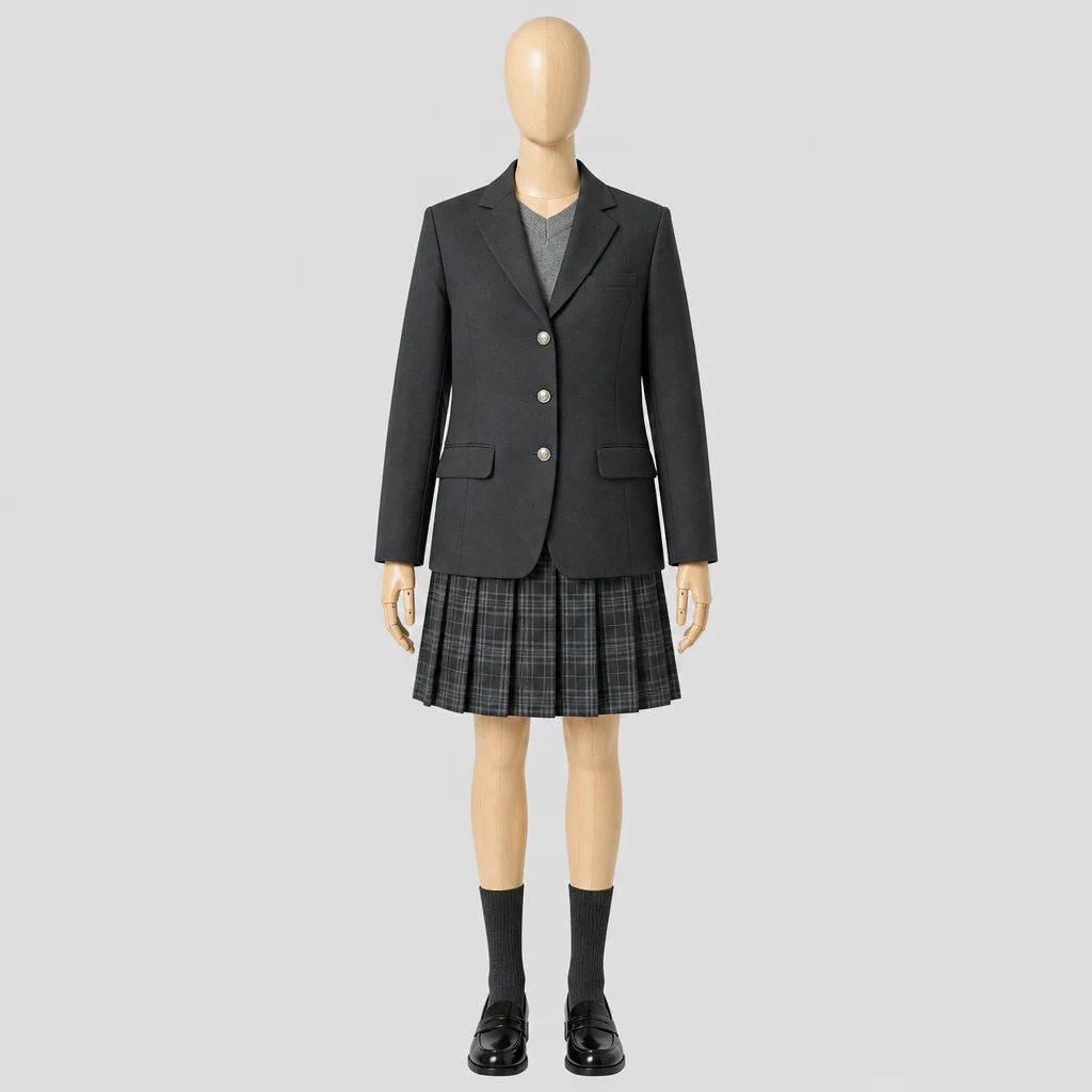草加西高校の女子の制服のイメージ