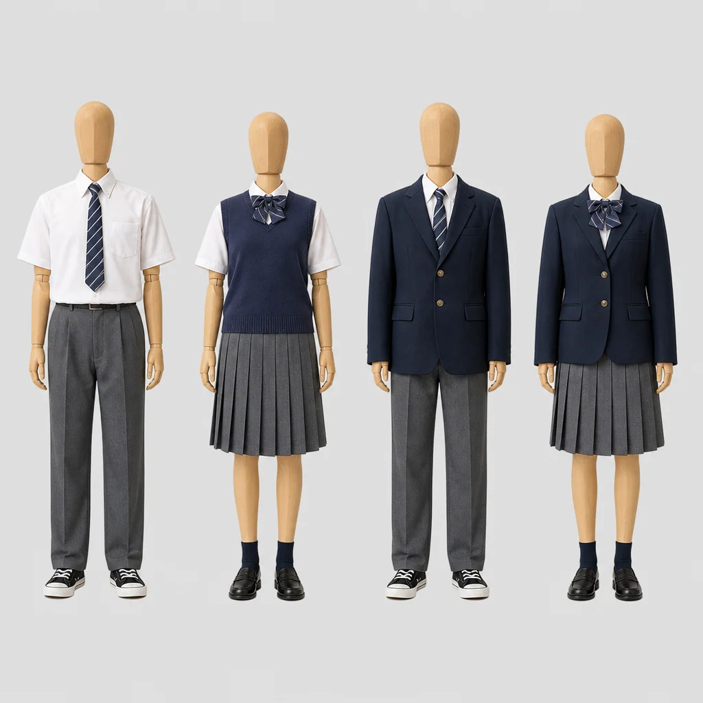 三郷工業技術高校の制服のイメージ