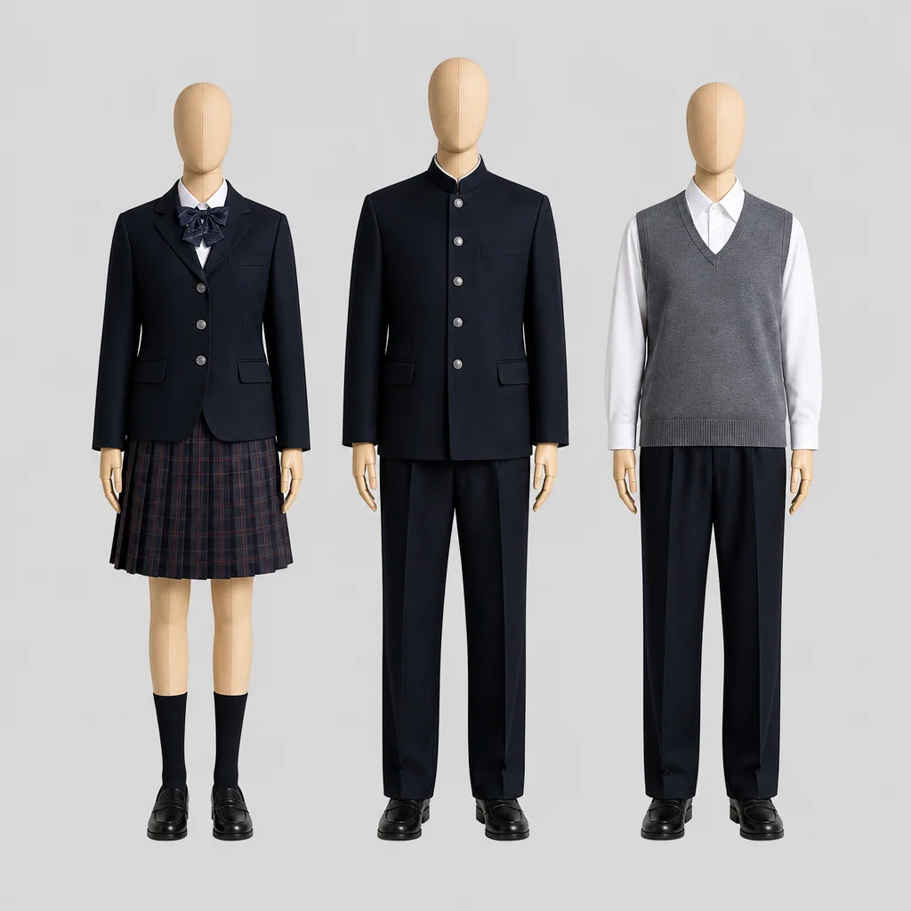 鳩ケ谷高校の制服のイメージ