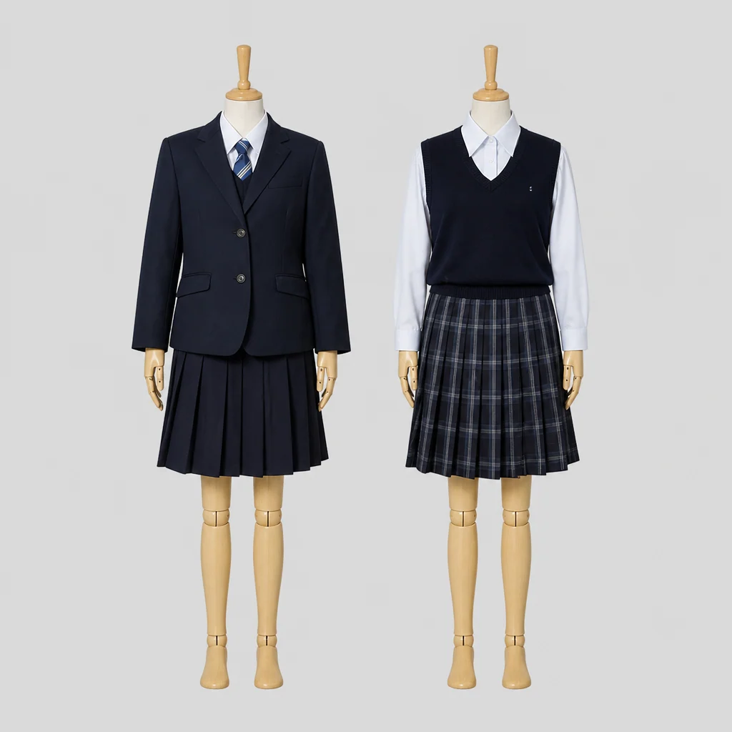 大宮開成高校の女子の制服のイメージ