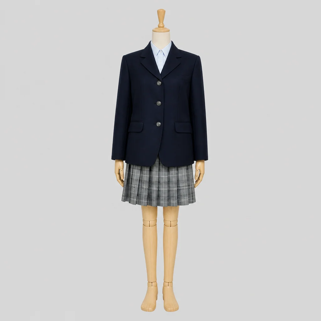淑徳与野高校の女子の制服のイメージ