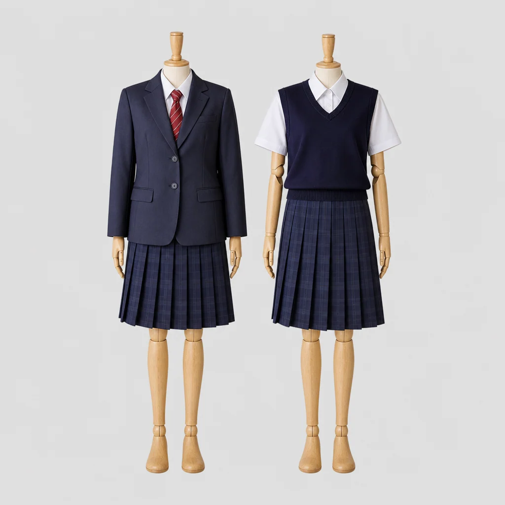 千葉女子高校の女子の制服のイメージ