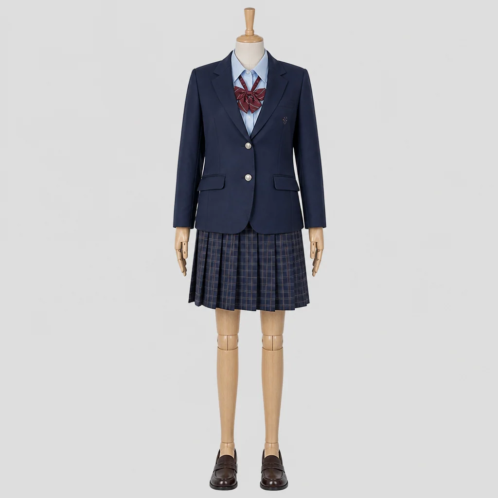 市川南高校の女子の制服のイメージ
