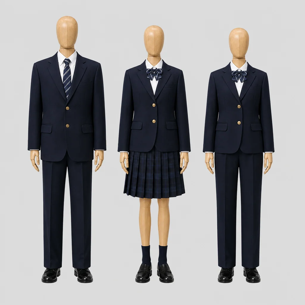 船橋古和釜高校の制服のイメージ