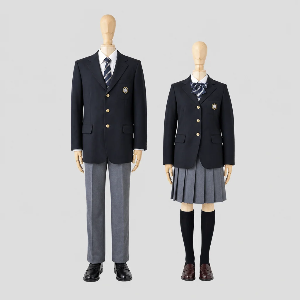 船橋北高校の制服のイメージ