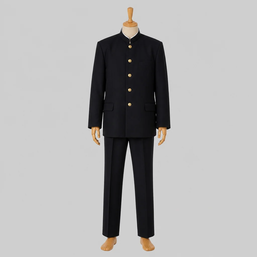 柏南高校の男子の制服のイメージ