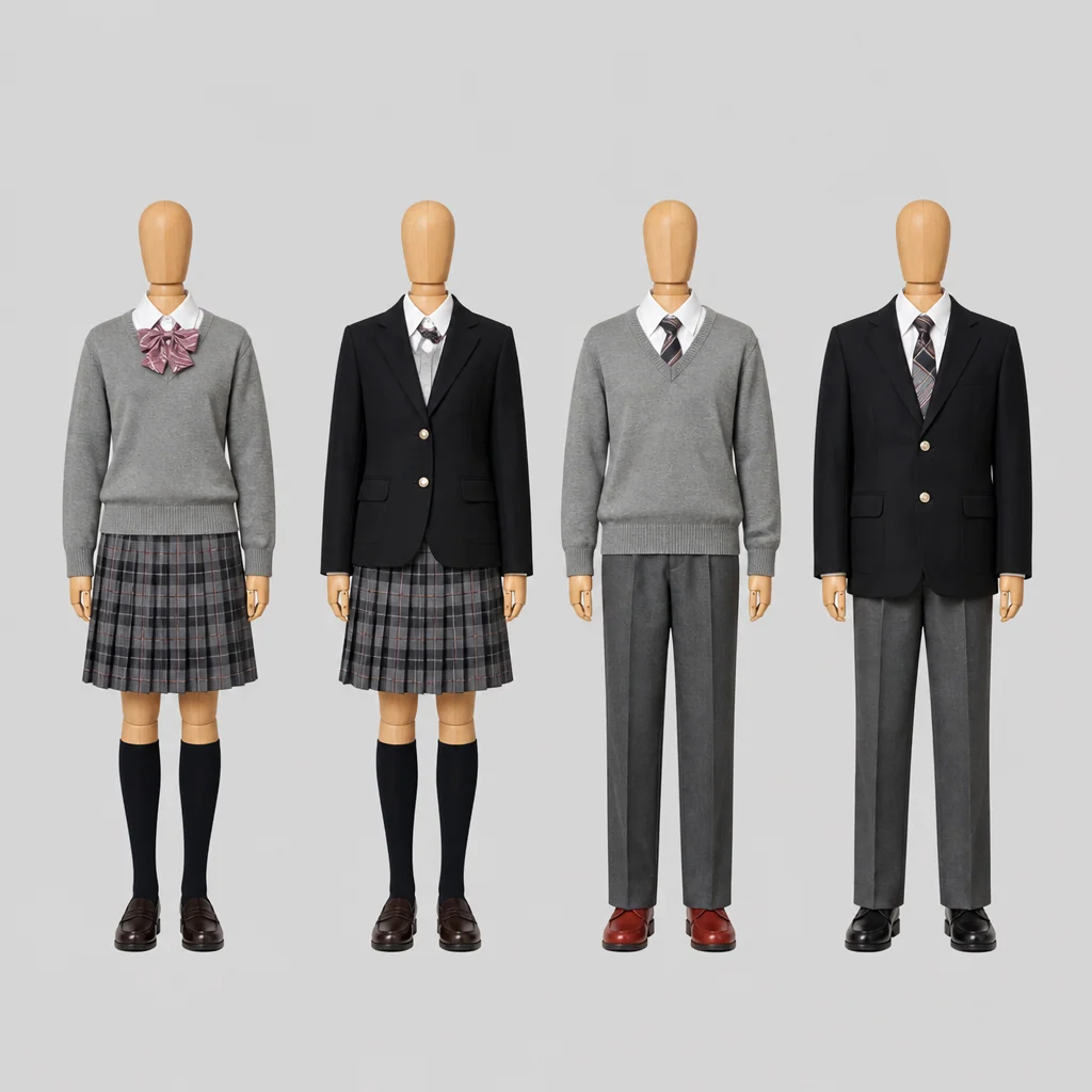 印旛明誠高校の制服のイメージ