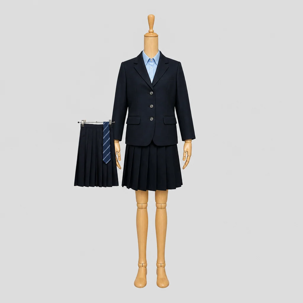 船橋啓明高校の女子の制服のイメージ