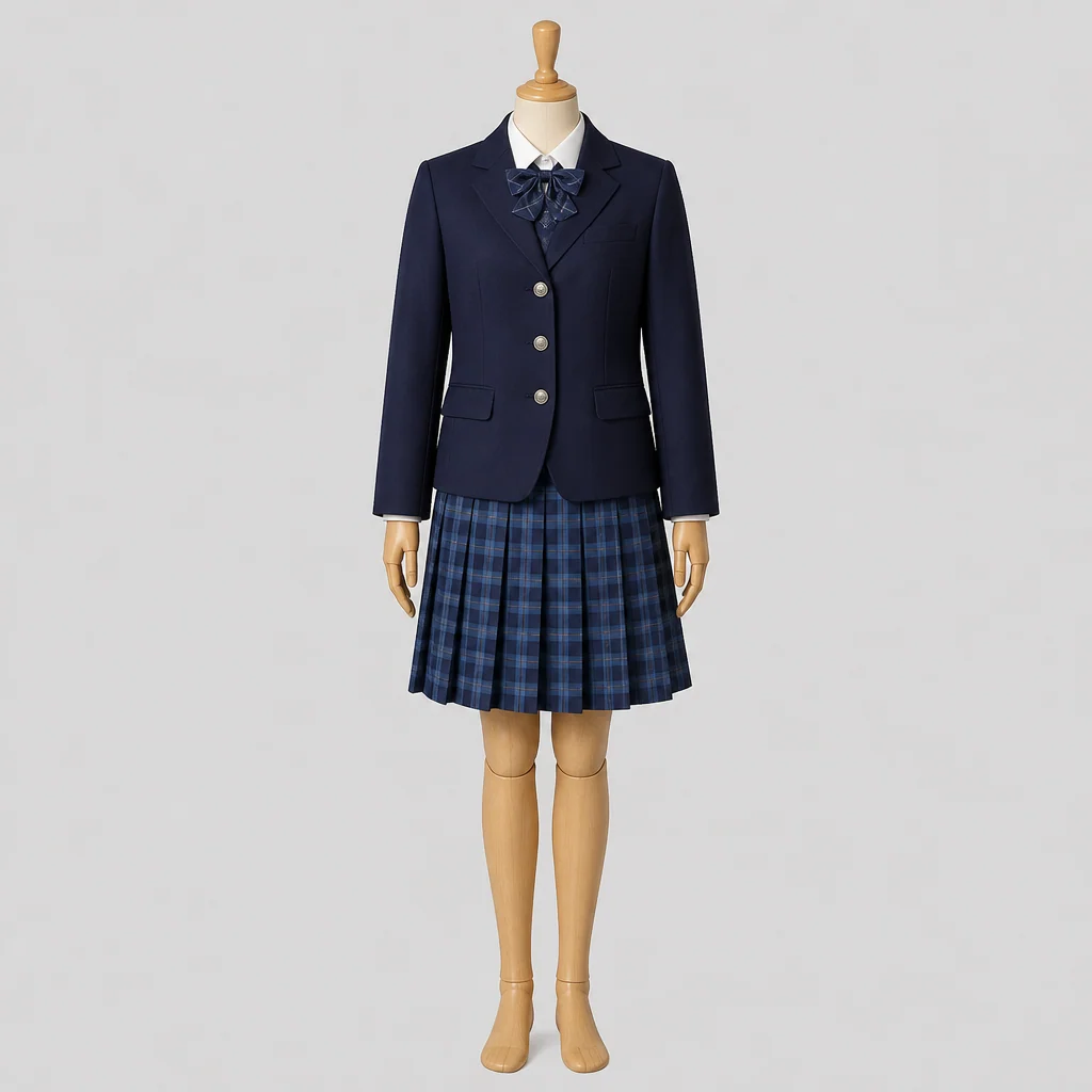 敬愛学園高校の女子の制服のイメージ