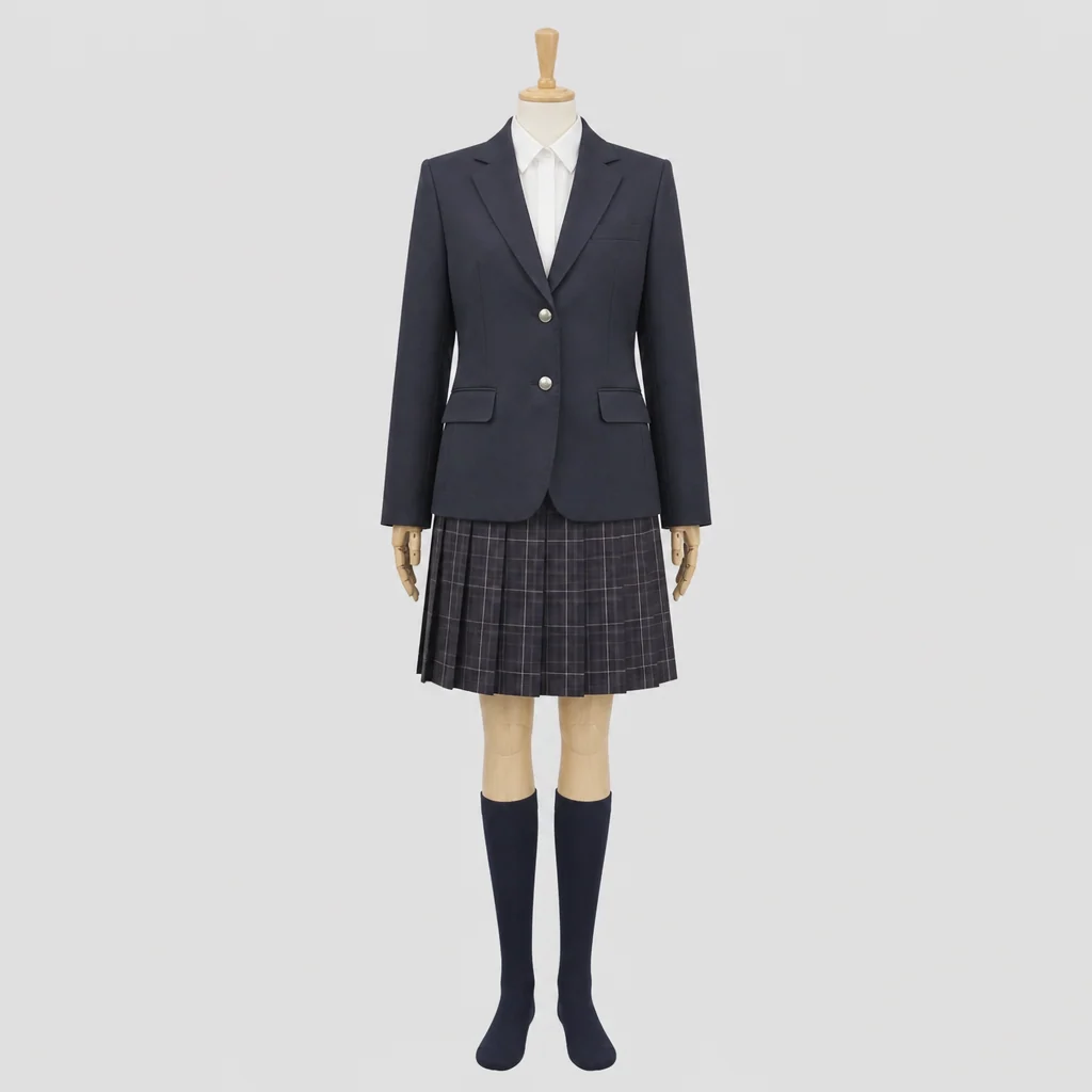 明聖高校の女子の制服のイメージ