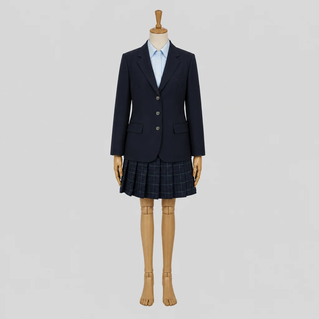 市川高校の女子の制服のイメージ