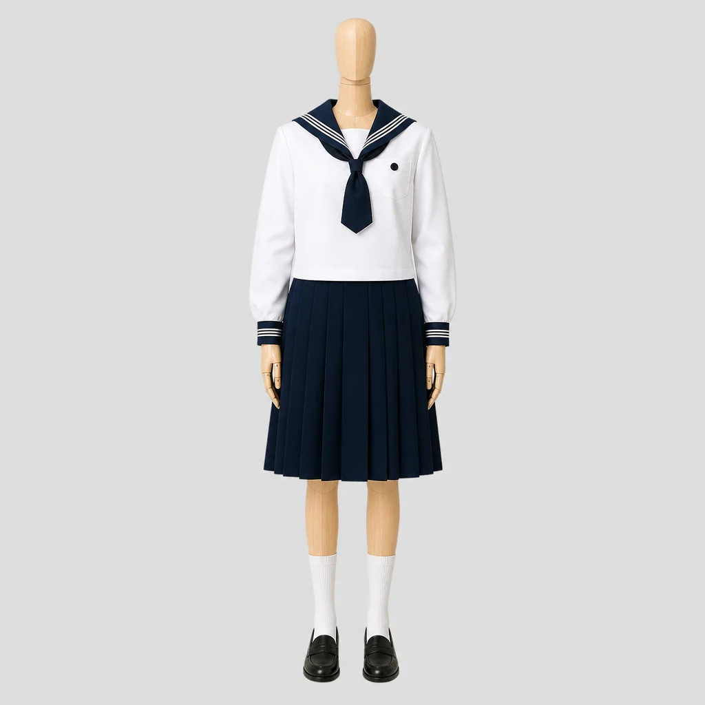 和洋国府台女子高校の女子の制服のイメージ