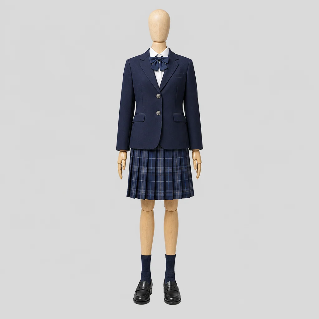 不二女子高校の女子の制服のイメージ