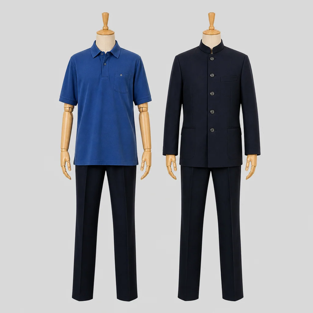 大崎高校の男子の制服のイメージ